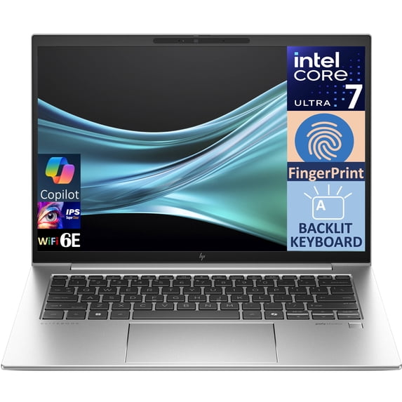 HP EliteBook 840 G11 Business Laptop 14.0in IPS WUXGA Display (Intel Core Ultra 7 155U, 32GB DDR5, 1TB M.2 PCIe SSD, Intel Graphics, Backlit KB, Fingerprint, 2 Thunderbolt 4, WiFi 6E, Win 11 Pro)