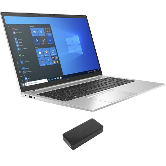 HP EliteBook 850 G8 Home/Business Laptop (Intel i5-1145G7 4-Core, 15.6in 60Hz Full HD (1920x1080), Intel Iris Xe, 32GB RAM, 2TB m.2 SATA SSD, Backlit KB, Wifi, HDMI, Win 11 Pro) with DV4K Dock
