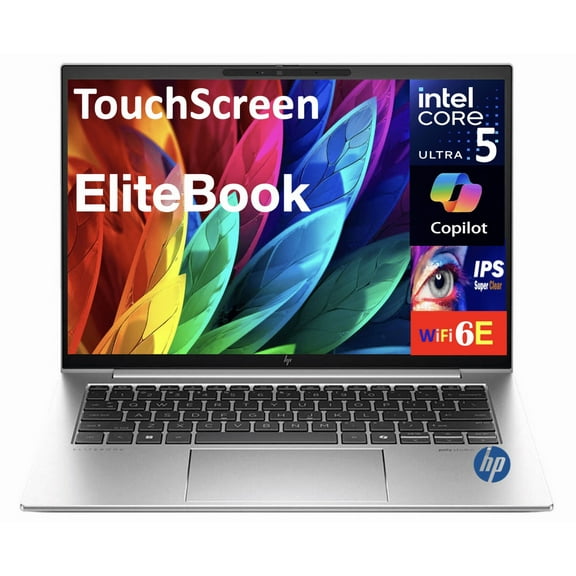 HP EliteBook 840 Copilot +Business Laptop 14.0in Touchscreen IPS FHD+ Display (Intel Ultra 5 125U, 64GB DDR5, 2TB PCIe SSD, 2 Thunderbolt 4, WiFi 6E, Webcam, Bluetooth 5.3, Win 11 Pro)