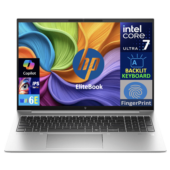 HP EliteBook 860 G11 Business Laptop 16.0in IPS WUXGA Display (Intel Ultra 7 165U, 16GB DDR5, 2TB PCIe SSD, Copilot, Backlit KB, Fingerprint, 2 Thunderbolt 4, Win 11 Pro)