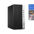 thumbnail image 1 of HP EliteDesk 705 G4 Desktop, AMD Ryzen 7 2700 Upto 4.1GHz, 8GB RAM, 2TB NVMe SSD + 1TB HDD, AMD Radeon R7 430, DVDRW, DisplayPort, Wi-Fi, Bluetooth, Windows 10 Pro, 1 of 5