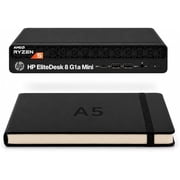 HP EliteDesk 8 G1a Mini Business Desktop AI PC, AMD Ryzen 5 220 Processor >Intel i7-1255U, Windows 11 Pro Desktop PC, 16GB DDR5 RAM 1TB SSD, Wired Keyboard & Mouse Included, Jet Black