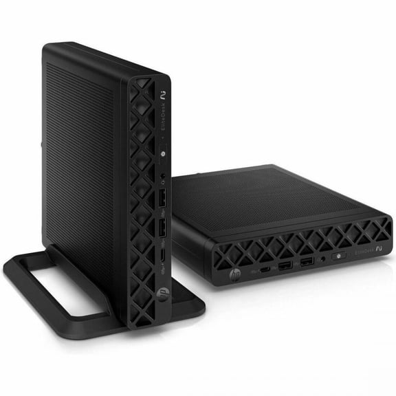 HP EliteDesk 8 G1a Desktop Computer - AMD Ryzen AI 7 350 - 64 GB - 1 TB SSD - Mini PC - Jack Black - AMD Chip - Windows 11 Pro - AMD Radeon 860M Graphics DDR5 SDRAM - English Keyboard - IEEE 802.11...