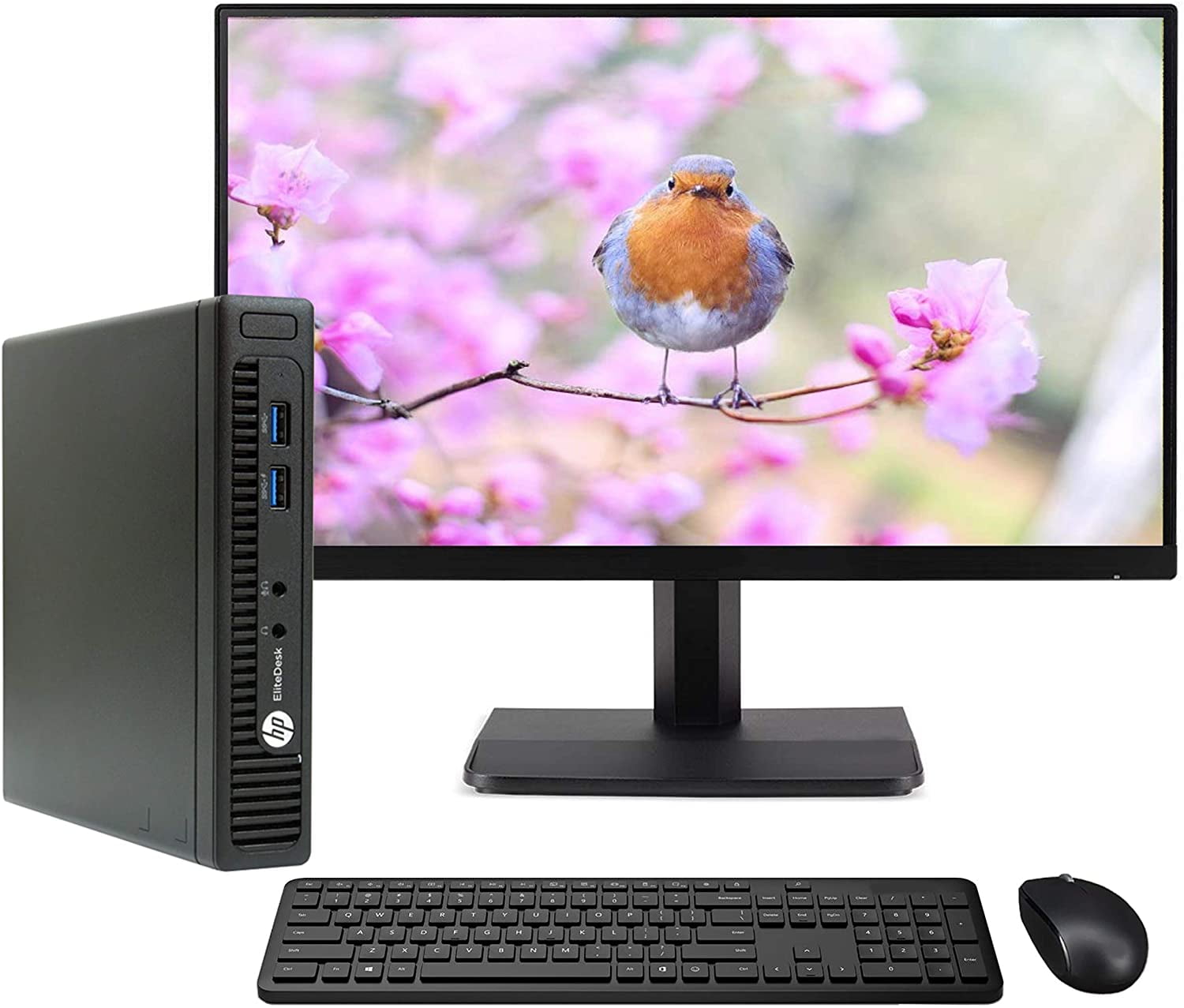 HP EliteDesk 800 G1 Tiny Computer Micro Tower PC, Intel Core i5