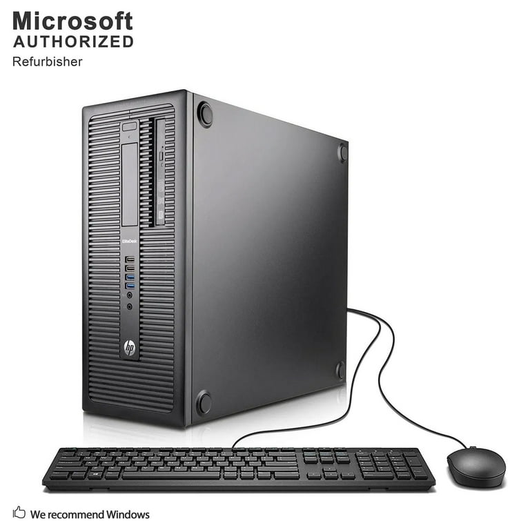 HP EliteDesk 800 G1 Tower, Intel Quad Core i7-4770 up to 3.9 GHz, 8G DDR3  RAM, 256G SSD, Bluetooth, WiFi, DVDRW, Windows 10 Pro 64 Bit (EN, FR, ES) 