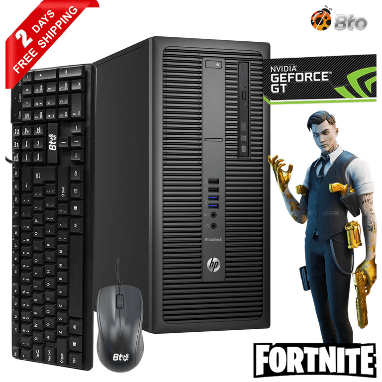 Restored HP EliteDesk 800 G2 Gaming Computer Tower, Intel Core i3 6th Gen. Processor, 8GB DDR4 Ram, 128GB M.2 SSD, 1TB HDD, NVIDIA GT 730 4GB, Restored HP EliteDesk 800 G2 Gaming Computer Tower, Intel Core i3 6th Gen. Processor, 8GB DDR4 Ram, 128GB M.2 SSD, 1TB HDD, NVIDIA GT 730 4GB,