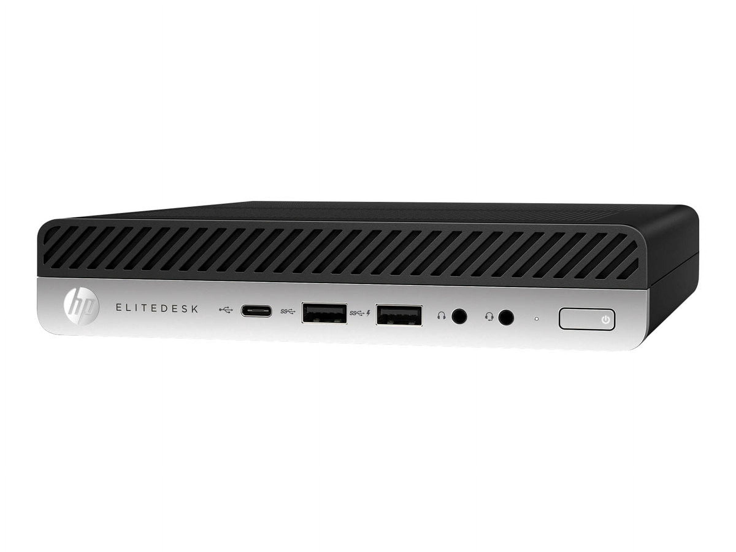 HP EliteDesk 800 G3 - Mini desktop - Core i7 7700 / up to 4.2 GHz 