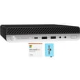 thumbnail image 1 of HP EliteDesk-800-G4 Home/Business Mini Desktop (Intel i5-8500 6-Core, Intel UHD 630, 16GB RAM, 8TB PCIe SSD, Wifi, Bluetooth, Win 10 Pro) with Microsoft 365 Personal , Dockztorm Hub, 1 of 6