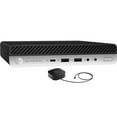 thumbnail image 1 of HP EliteDesk 800 G4 Home/Business Mini Desktop (Intel i5-8600 6-Core, Intel UHD 630, 16GB RAM, 4TB PCIe SSD, Wifi, Bluetooth, Display Port, Win 10 Pro) with G5 Essential Dock, 1 of 5