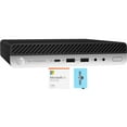 thumbnail image 1 of HP EliteDesk 800 G4 Home/Business Mini Desktop (Intel i5-8600 6-Core, Intel UHD 630, 32GB RAM, 1TB PCIe SSD, Wifi, Win 10 Pro) with Microsoft 365 Personal , Dockztorm Hub, 1 of 5
