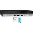 thumbnail image 1 of HP EliteDesk 800 G4 School/Business Mini Desktop (Intel i5-8500 6-Core, Intel UHD 630, 16GB RAM, 512GB PCIe SSD, Win 10 Pro) with Microsoft 365 Personal , Dockztorm Hub, 1 of 6