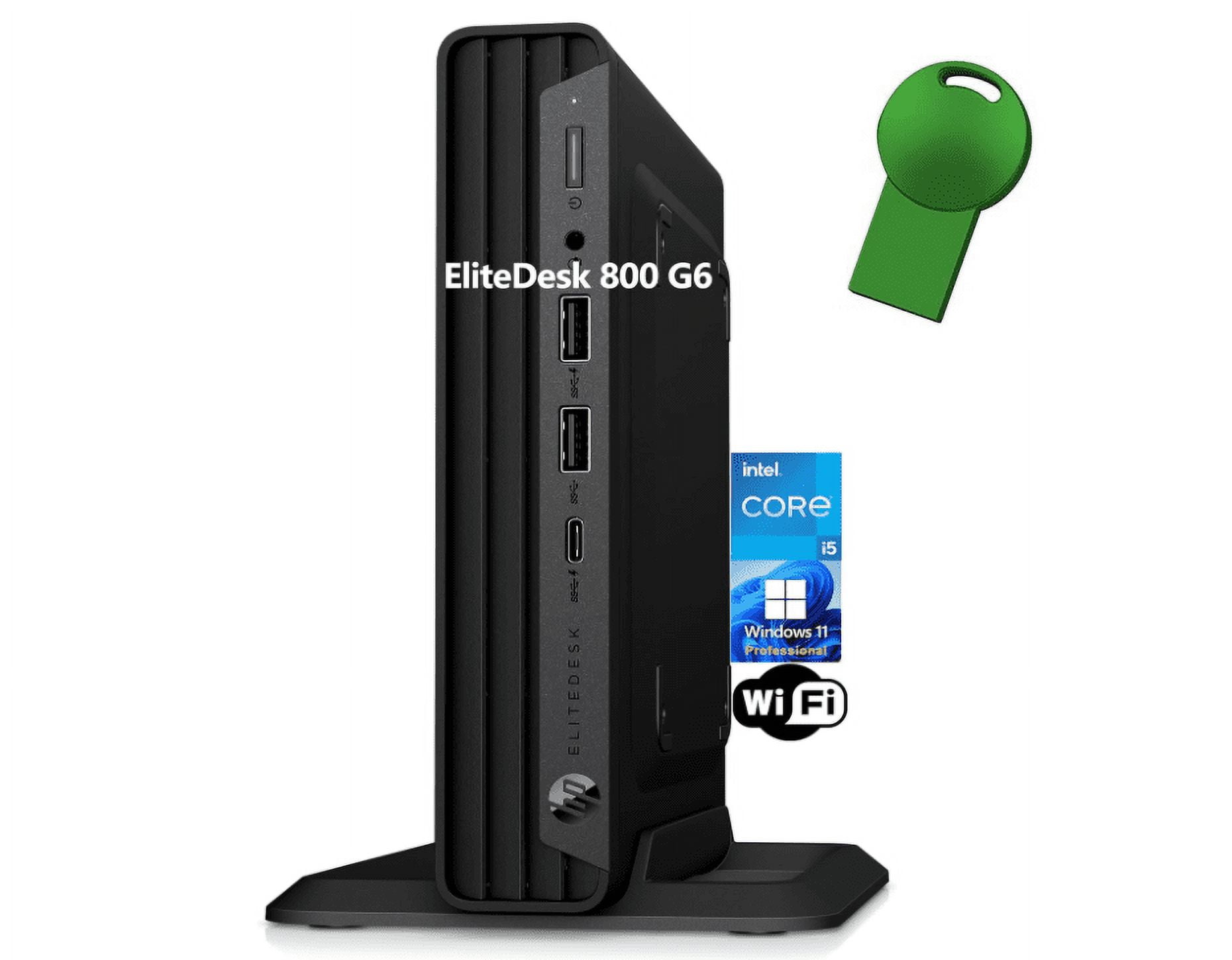 HP EliteDesk 800 G6 Business Mini PC Desktop Computer, Intel Hexa