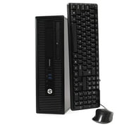 HP EliteDesk 800G1 Desktop Computer, Intel Core i7, 16GB RAM, 512GB SSD, DVD-ROM, Windows 10 Home 64 Bit, Black