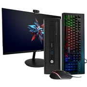 HP EliteDesk 800G1 Desktop Computer PC, 3.20 GHz Intel i5 Quad Core Gen 4, 8GB DDR3 RAM, 240GB Solid State Drive SSD Hard Drive, 24 LCD, Windows 10 Pro 64bit