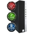 thumbnail image 1 of Restored HP EliteDesk 800G4 Desktop Computer Hexa Core Intel i5 (3.2GHz) 16GB DDR4 RAM 250GB SSD Solid State 5G-WiFi & Bluetooth Windows 11 Professional Home or Office PC (Refurbished), 1 of 6
