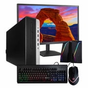 HP EliteDesk 800G4 Tower Desktop Computer | Hexa Core Intel i7 3.4 | 16GB DDR4 RAM | 500GB SSD Solid State | Windows 11 Professional | 24in LCD Monitor | Home or Office PC