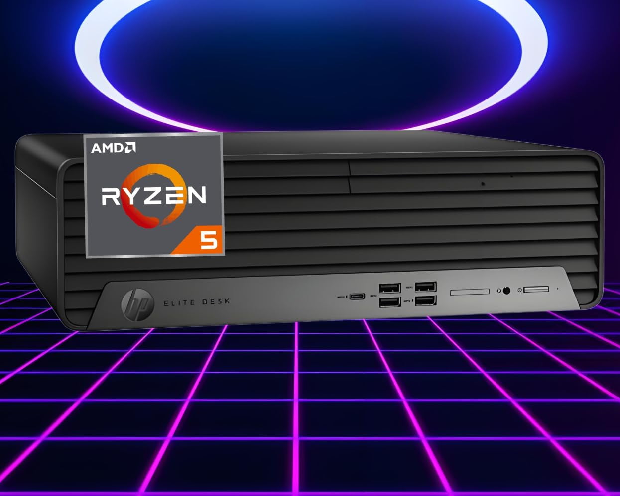 HP EliteDesk 805 G9 Gaming PC Desktop Computer, AMD Ryzen 5 8500G ...