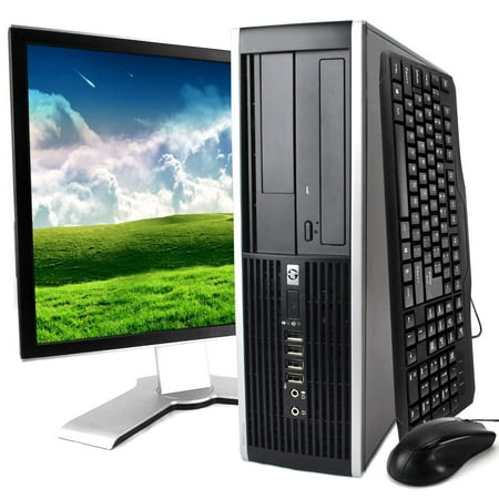 Restored HP EliteDesk 8100 Desktop Computer Bundle with 19" Monitor, Intel Core i5, 8GB RAM, 512GB SSD, DVD-RW, Windows 10 Home, Black (Refurbished)