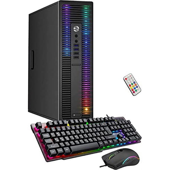 HP EliteDesk Desktop Computer, AMD A-Series, 16GB, 256GB SSD, (Refurbished)