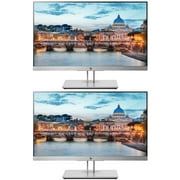 HP EliteDisplay E223 21.5 Inch IPS LED Backlit Monitor 2-Pack, FHD 1920 x 1080 1FH45A8#ABA