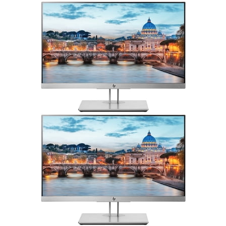 HP EliteDisplay E223 21.5 Inch IPS LED Backlit Monitor 2-Pack, FHD 1920 x 1080 (1FH45A8#ABA)
