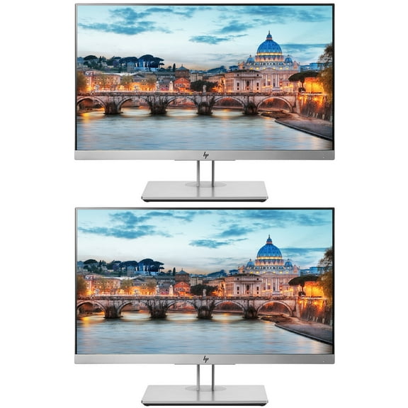 HP EliteDisplay E223 21.5 Inch IPS LED Backlit Monitor 2-Pack, FHD 1920 x 1080 (1FH45A8#ABA)