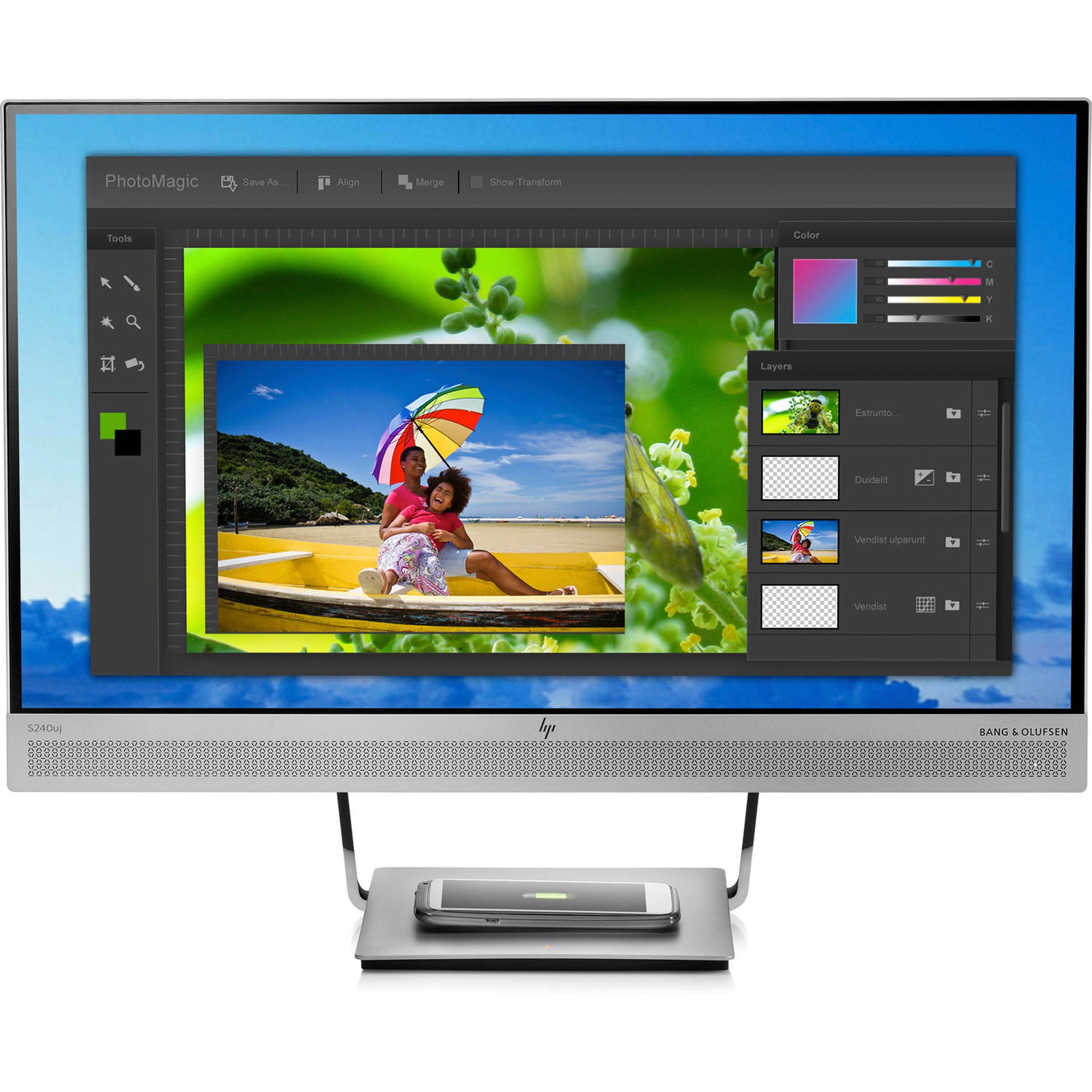 HP EliteDisplay S240uj 23.8-inch USB-C Wireless Charging HP EliteDisplay S240uj 23.8-inch USB-C Wireless Charging