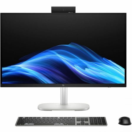 HP EliteStudio 8 AiO G1i All-in-One Computer - Intel Core Ultra 7 265 - vPro Technology - 32 GB - 1 TB SSD - 27" QHD Touchscreen - Desktop - Pike Silver - Intel Q870 Chip - 2560 x 1440 - Windows 11...