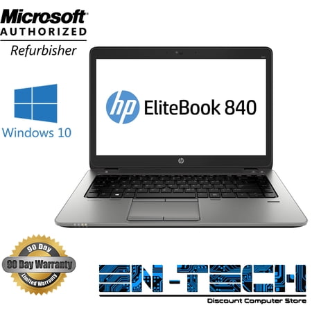 Pre-Owned HP Elitebook 840 G2 14.0" USED Laptop - Intel Core i5 5300U 5th Gen 2.3 GHz 8GB 256GB SSD Windows 10 Pro 64-Bit - Webcam