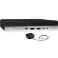 thumbnail image 1 of HP Elitedesk 800 G4 School/Business Mini Desktop (Intel i5-8600 6-Core, Intel UHD 630, 32GB RAM, 256GB SATA SSD, Display Port, Win 10 Pro) with G5 Essential Dock, 1 of 5