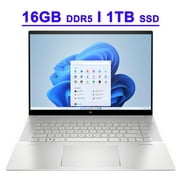 HP Envy 16 Premium Gaming Laptop 16" WQXGA IPS 120Hz Touchscreen (400 nits, 100% sRGB) 13th Gen Intel 14-Core i9-13900H 16GB DDR5 1TB SSD GeForce RTX 4060 8GB Backlit Thunderbolt USB-C Win11 Silver
