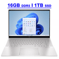 thumbnail image 1 of HP Envy 16 Premium Gaming Laptop 16" WQXGA IPS 120Hz Touchscreen (400nits 100% sRGB) Intel 14-core i7-13700H 16GB DDR5 1TB SSD GeForce RTX 4060 8GB Graphic Backlit Thunderbolt USB-C Win11 Silver, 1 of 6