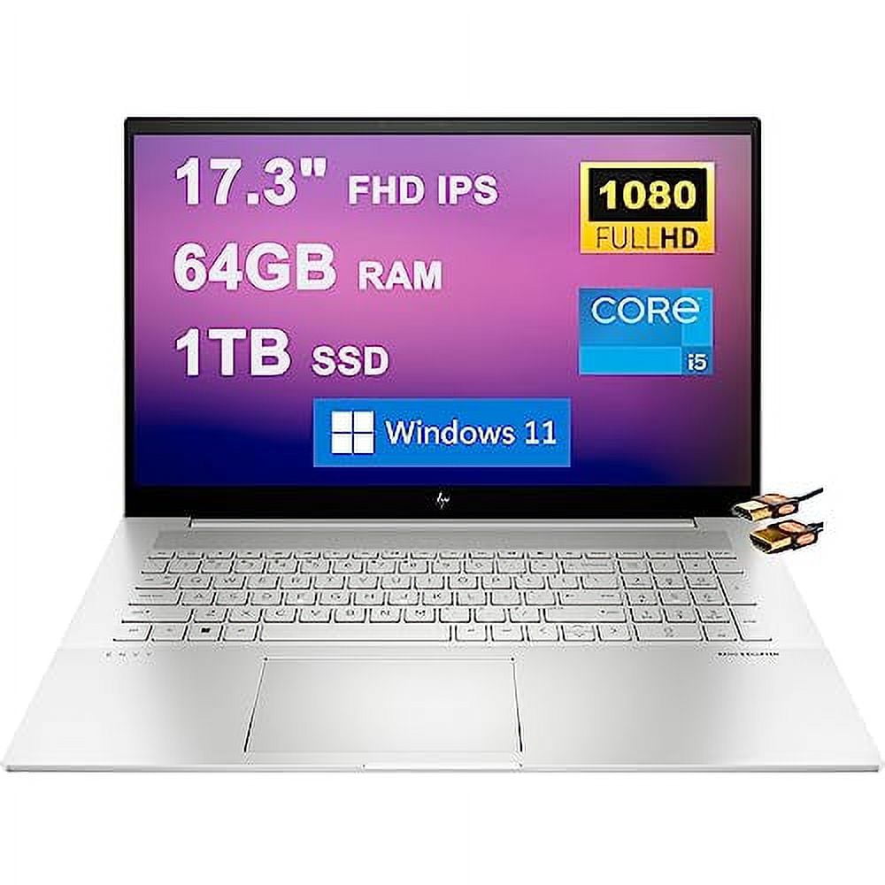 HP Envy 17 Business Laptop 17.3" FHD IPS Display (300 nits) 13th