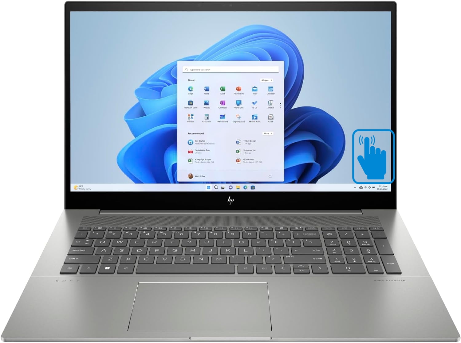 HP Envy 17.3" Touchscreen IPS FHD Business Laptop (Intel i7-13700H, 32GB RAM, 1TB PCIe SSD, Intel Iris Xe, Backlit KYB, 2 Thunderbolt 4, WiFi 6E, Bluetooth 5.3, Win 11 Pro)