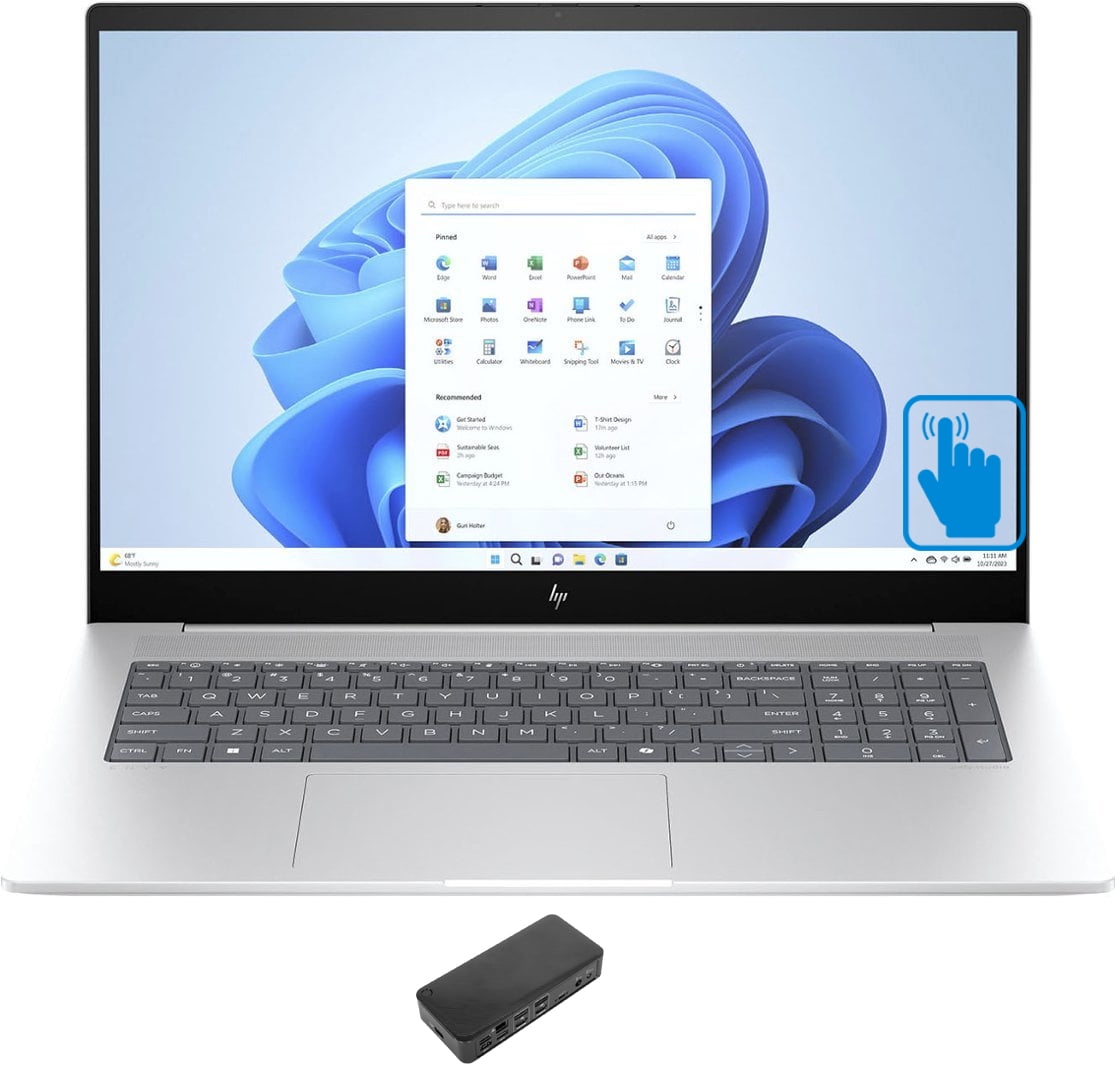 HP Envy 17-da0013dx Home/Business Laptop (Intel Ultra 7-155H 16-Core, 17.3in 60 Hz Touch Full HD (1920x1080), Intel Arc, 64GB DDR5 5600MHz RAM, 1TB PCIe SSD, Win 11 Home) with USB-C Dock - HP Envy 17-da0013dx Home/Business Laptop (Intel Ultra 7-155H 16-Core, 17.3in 60 Hz Touch Full HD (1920x1080), Intel Arc, 64GB DDR5 5600MHz RAM, 1TB PCIe SSD, Win 11 Home) with USB-C Dock -