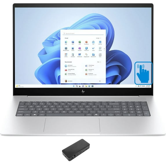 HP Envy 17-da0013dx Home/Business Laptop (Intel Ultra 7-155H 16-Core, 17.3in 60 Hz Touch Full HD (1920x1080), Intel Arc, 64GB DDR5 5600MHz RAM, 1TB PCIe SSD, Win 11 Pro) with USB-C Dock