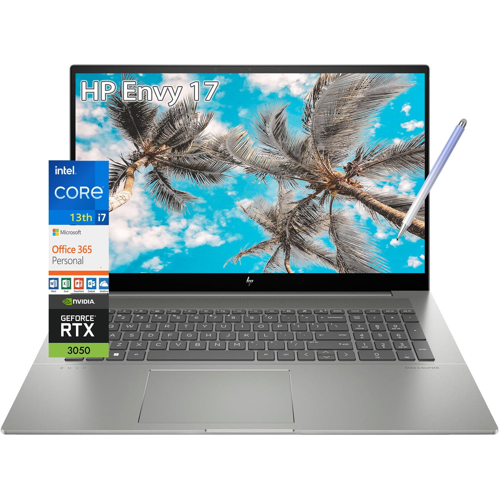 Best 17 Inch Touch Screen Laptop HP Envy 17inch Touchscreen Laptop RTX 3050 | Intel Core i7-1355U Laptop