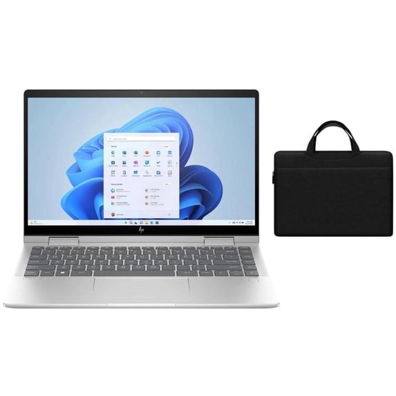 HP Envy 2-in-1 14" Full HD Touch Screen Laptop | Intel Core 5 120U | Intel Graphics | Backlit | Fingerprint | CoPilot | 8GB RAM | 2TB SSD |Windows 11 Home |Bundle with Black Bag