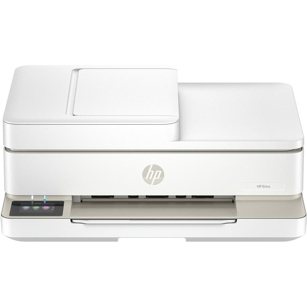 HP Envy 6555e All-in-One Printer - Print up to 10 pages per minute black, 7 pages per minute color - 2.4" color touchscreen display - Auto 2-sided photo printing - Auto document feeder - Self-heali...