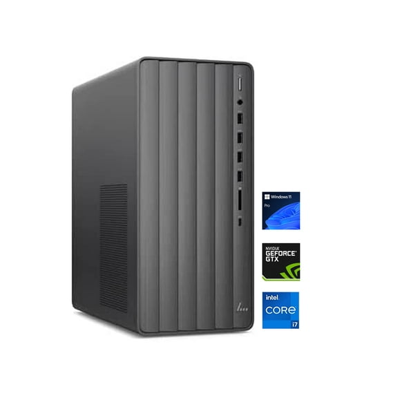 HP Envy Business Desktop, 11th Gen Intel Core i7-11700F, Windows 11 Pro, 1TB SSD, 32GB RAM, RJ-45, HDMI, Wi-Fi 6, Bluetooth, GeForce GTX 1660 Super, PCS