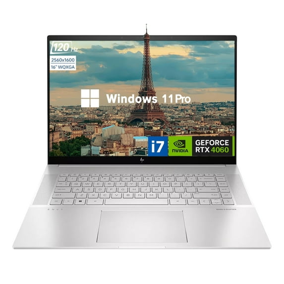 HP Envy Business Laptop, 16" WQXGA 2560*1600 Touchscreen 120Hz, Core i7-13700H, GeForce RTX 4060, 16GB DDR5, 1TB PCIe M.2 SSD, Wi-Fi 6, Windows 11 Pro, Silver