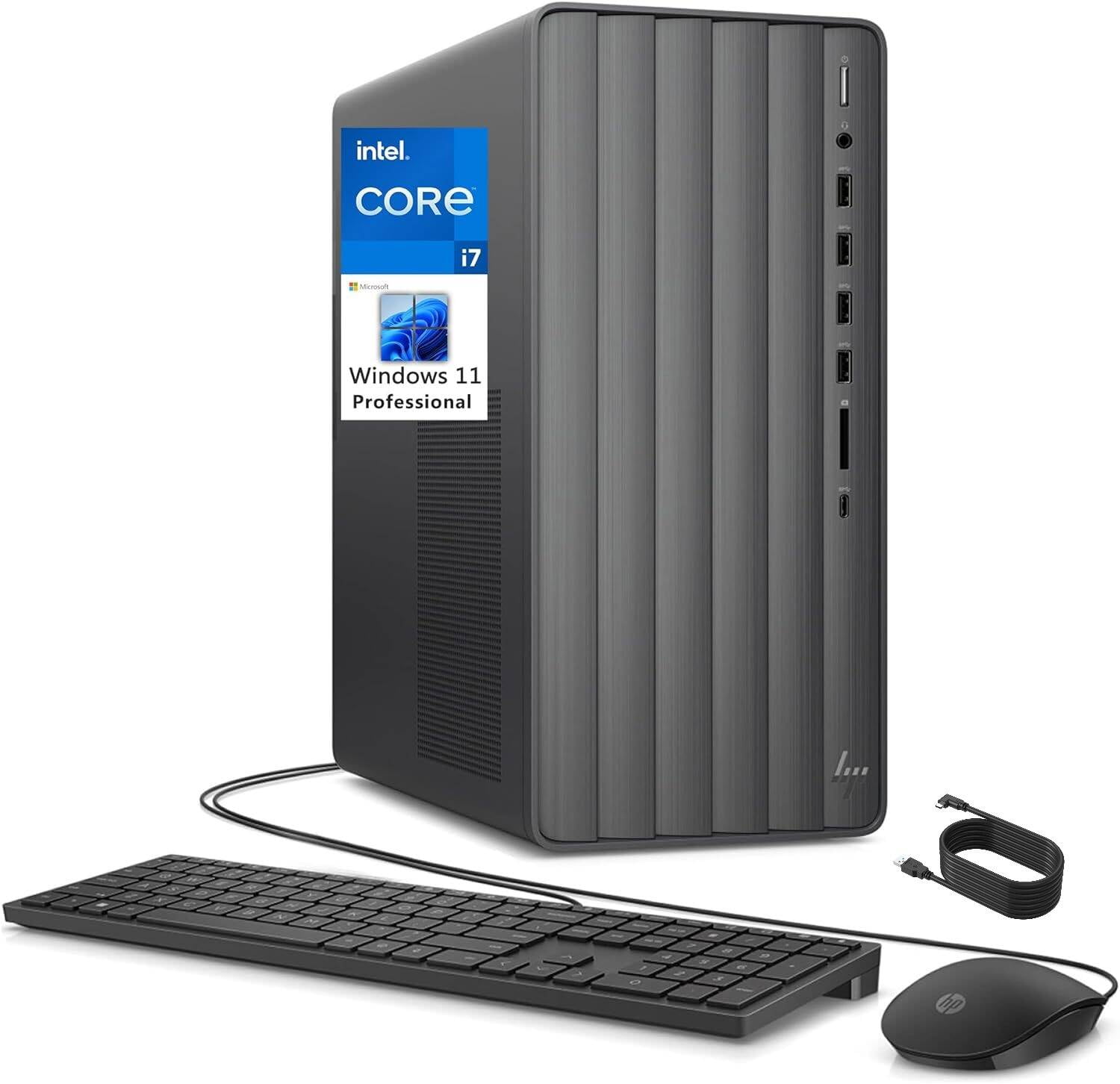 HP Envy Business Desktop, Intel Core i7 Octa-Core, 32GB DDR4, 2TB