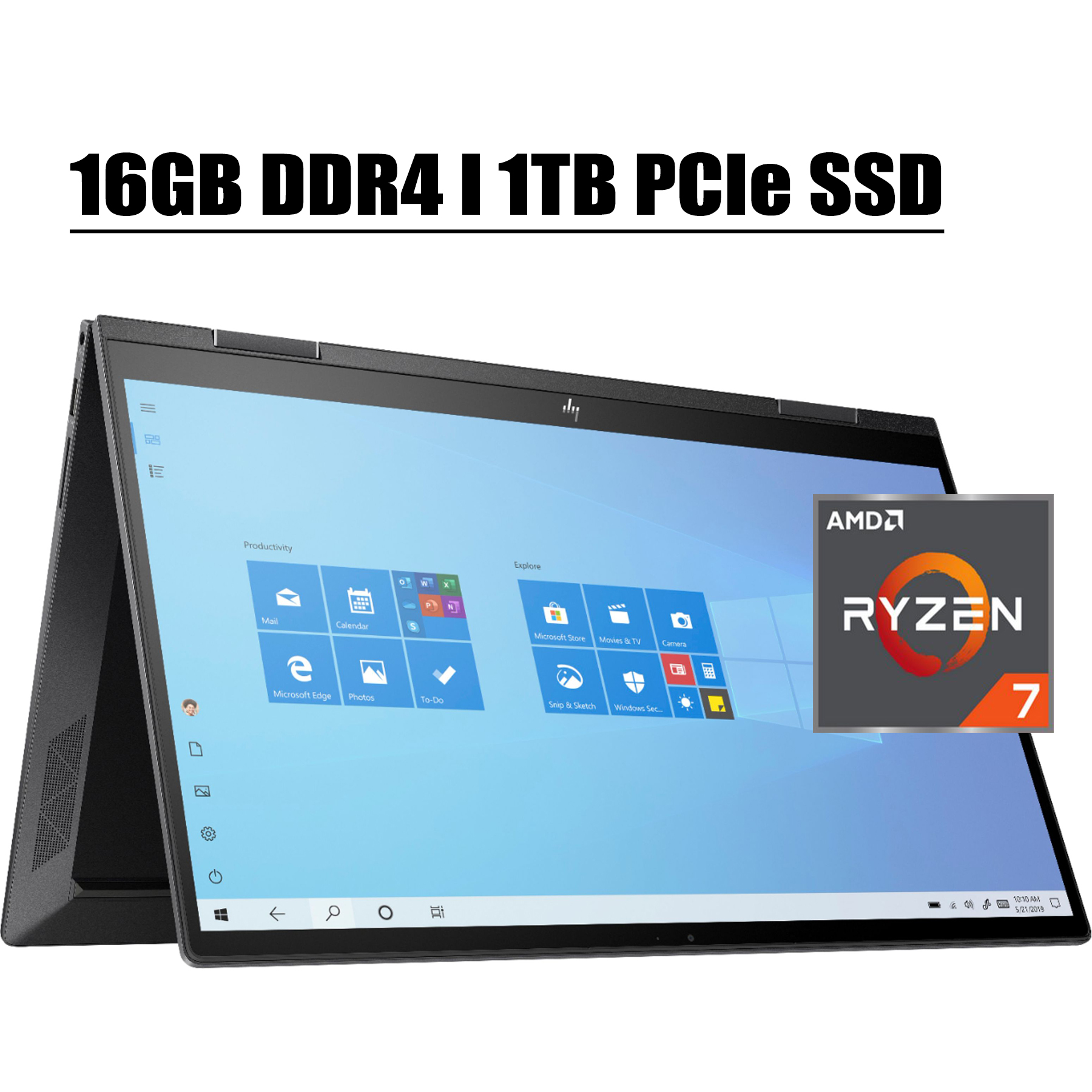 HP Envy X360 2 in 1 2020 Premium Laptop I 15.6