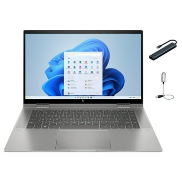 HP Envy x360 15.6 inch FHD Touch 2-in-1 Laptop, Intel Core i5-1335U Processor, 16GB RAM, 1TB SSD, Mineral Silver, Windows 11 Home with Mazepoly Accessories