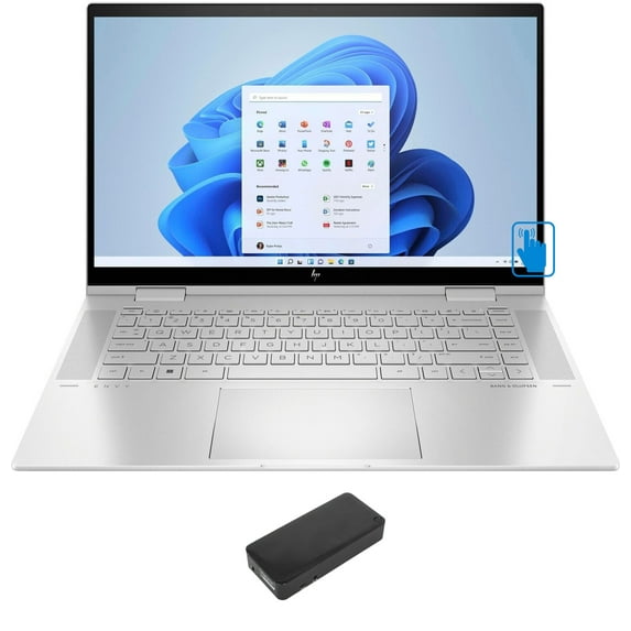 HP Envy x360 15-ew00 Home/Business 2-in-1 Laptop (Intel i5-1235U 10-Core, 15.6in 60Hz Touch Full HD (1920x1080), Intel Iris Xe, 64GB RAM, Win 11 Home) with DV4K Dock