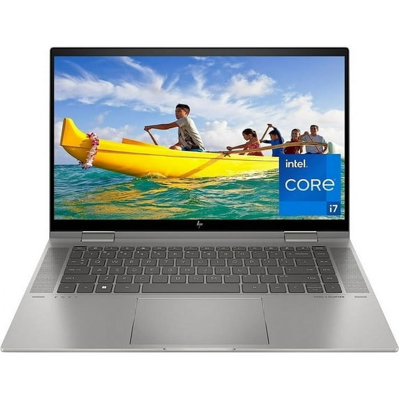 HP Envy x360 15 inch Laptop, FHD Display, Intel Core i7-1355U, 16 GB RAM, 1 TB SSD, Intel Iris Xe Graphics, Windows 11 Home, 15-ew1199nr (2023),Silver
