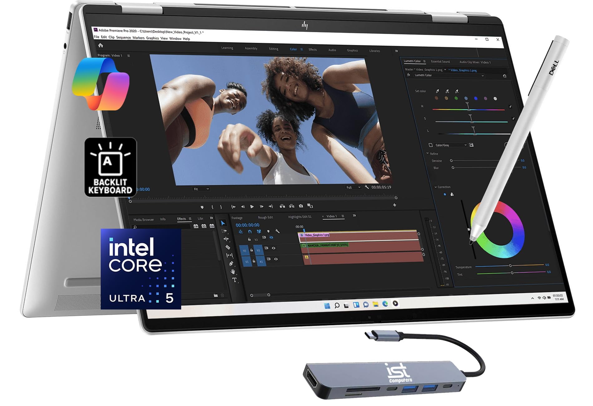 HP Envy x360 2-in-1 AI PC Touchscreen Laptop (16