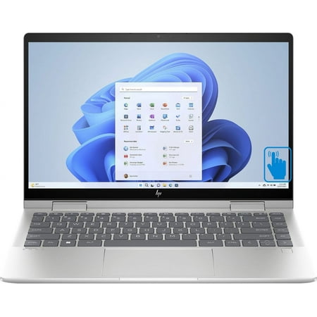 HP Envy x360 Home/Business 2-in-1 Laptop (Intel Core 5 120U 10-Core, 8GB RAM, 512GB PCIe SSD, Intel Graphics, 14.0in 60 Hz Touch Full HD (1920x1080), Fingerprint, Wifi, Bluetooth, Win 11 Pro)