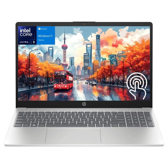 HP Essential 15.6" FHD Touchscreen Laptop, Intel Core Ultra 5 225U, 32GB DDR5, 1TB SSD, Windows 11 Home