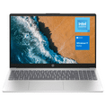 thumbnail image 1 of HP Essential 15 Laptop, 15.6" HD Display, Intel N200 Processor, 4GB RAM, 128GB Storage, Wi-Fi 6, Webcam, HDMI, Numeric Keypad, Windows 11 Home, Silver, 1 of 6